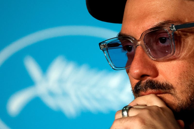 Russian director Kirill Serebrennikov at a press conference for his film 'Tchaikovsky’s Wife' at Cannes Film Festival 2022. Reuters