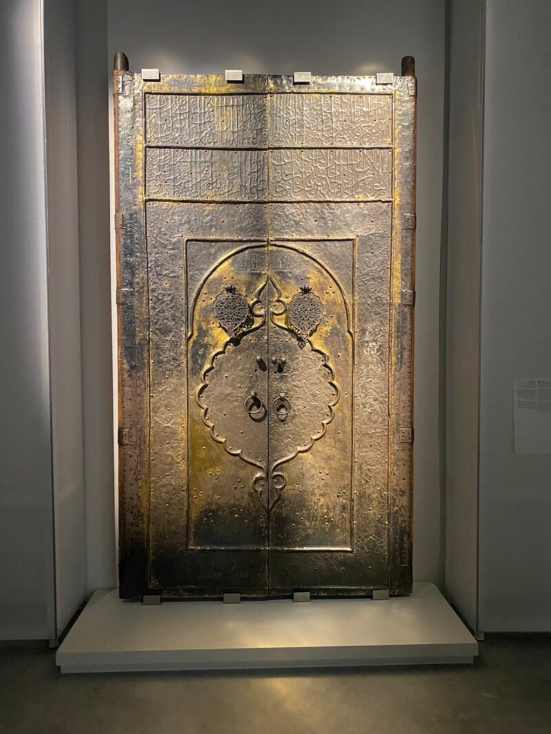 The door Sultan Murad IV ordered for the Kaaba after floods swept through Makkah and destroyed three of the building's walls in 1630
