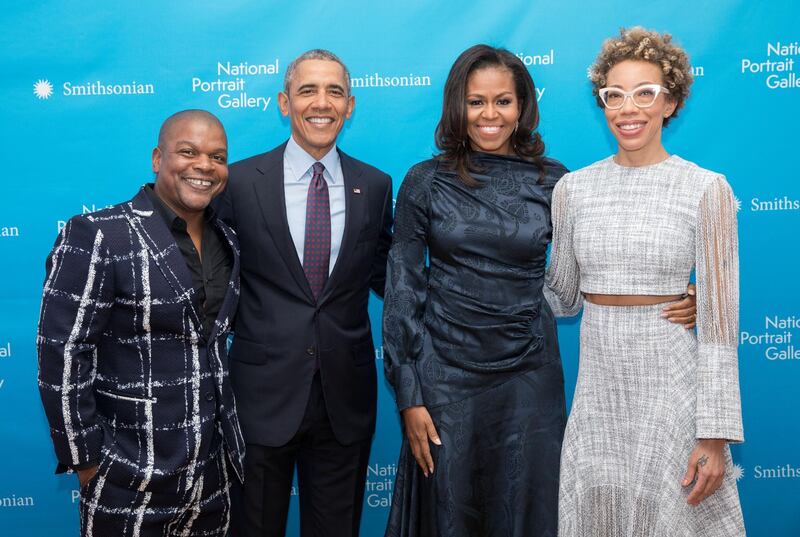 Portrait unveiling of former President Barack Obama and former First Lady Michelle Obama at the National Portrait Gallery in Washington, D.C., Feb. 12, 2018.

Photo by Pete Souza