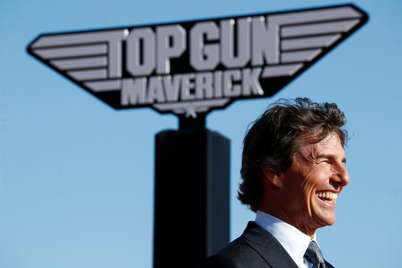 Tom Cruise reprises his role from the first 'Top Gun' film. EPA