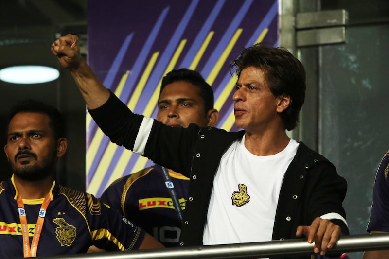 Kolkata Knight Riders co-owner and Bollywood star Shah Rukh Khan. Sportzpics for IPL