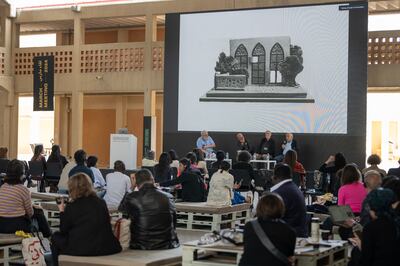 The discussion came as part of this year's March Meeting. Photo: Sharjah Art Foundation