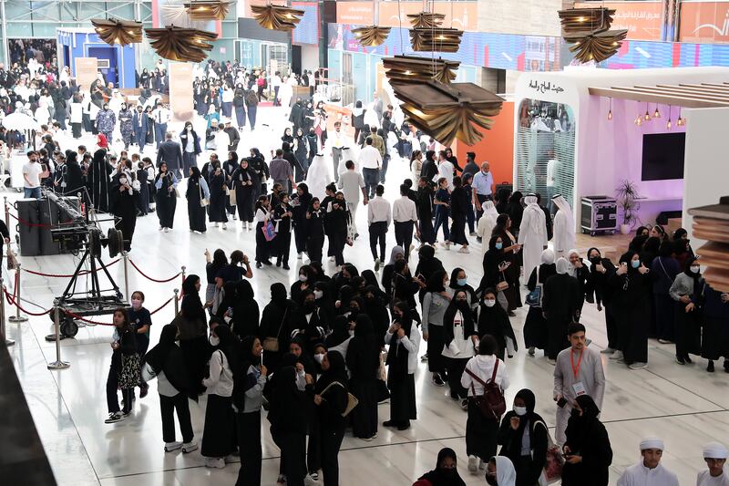 The Sharjah showcase is one of the biggest book fairs in the world. Pawan Singh / The National