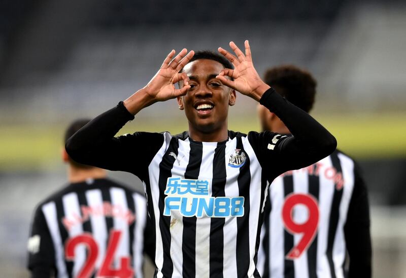 File photo dated 14-05-2021 of Newcastle United's Joe Willock. Issue date: Monday May 24, 2021. PA Photo. Joe Willock admitted he did not want the season to end after becoming only the second player after Alan Shearer to score in seven consecutive Premier League games for Newcastle. See PA story SOCCER Fulham. Photo credit should read Stu Forster/PA Wire.