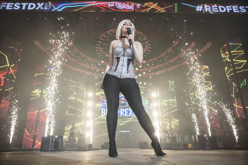 Bebe Rexha made a strong case to be the next big popstar at RedfestDXB. Courtesy of Virgin Radio