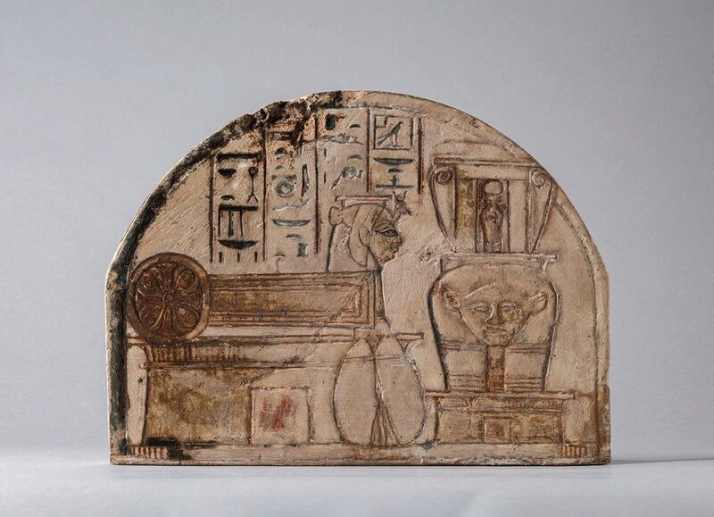 An object discovered at Deir el-Medina by the Egyptian Museum of Turin. The museum, along with Sharjah Museum Authority, has put together an interactive exhibition targeted at school children called Deir el Medina: Village of the Pharaohs’ Artists. Photo: museoegizio / Instagram