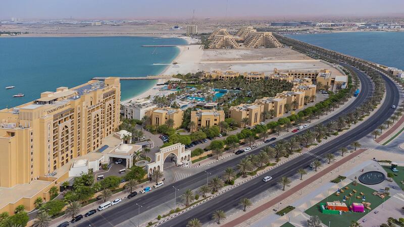 The acquisition of DoubleTree by Hilton Resort and Spa Marjan Island adds more than 4,250 rooms to Aldar Properties' hospitality and leisure portfolio. Photo: Aldar
