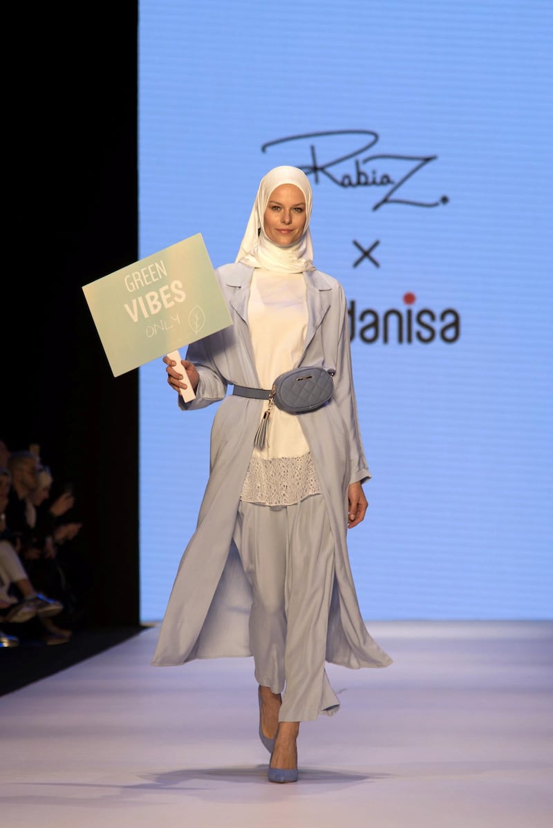 Modestwear with a message from Rabia Z at Istanbul Modest Fashion Week