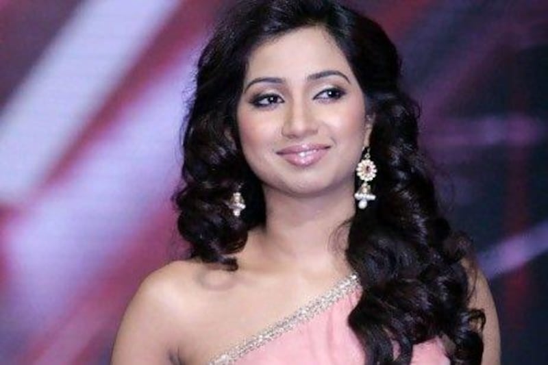 Shreya Ghoshal will perform in Dubai next month. Getty Images