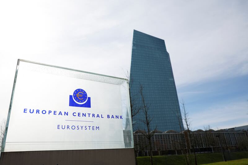The European Central Bank's headquarters in Frankfurt.  Reuters
