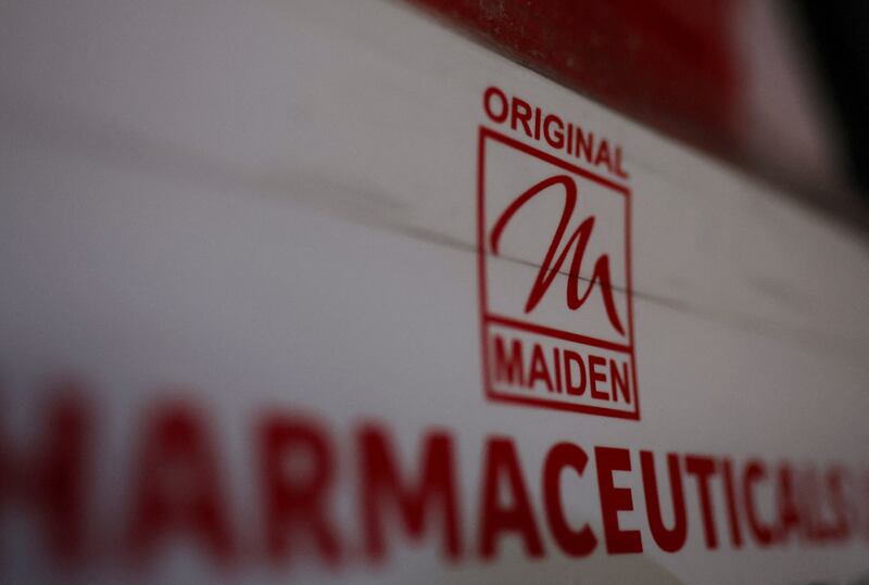 India's health authorities say 'major irregularities' were found at a facility run by Maiden Pharmaceuticals. Reuters