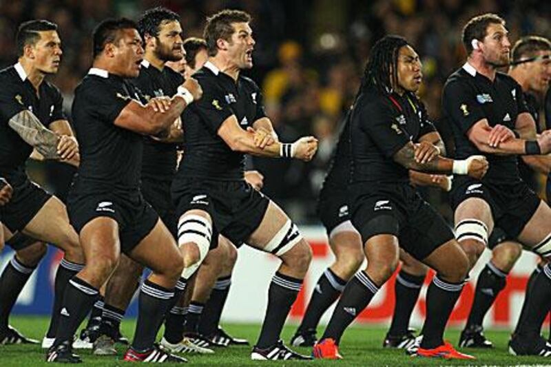 The All Blacks will be playing France in their traditional strip in the Rugby World Cup final on Sunday.