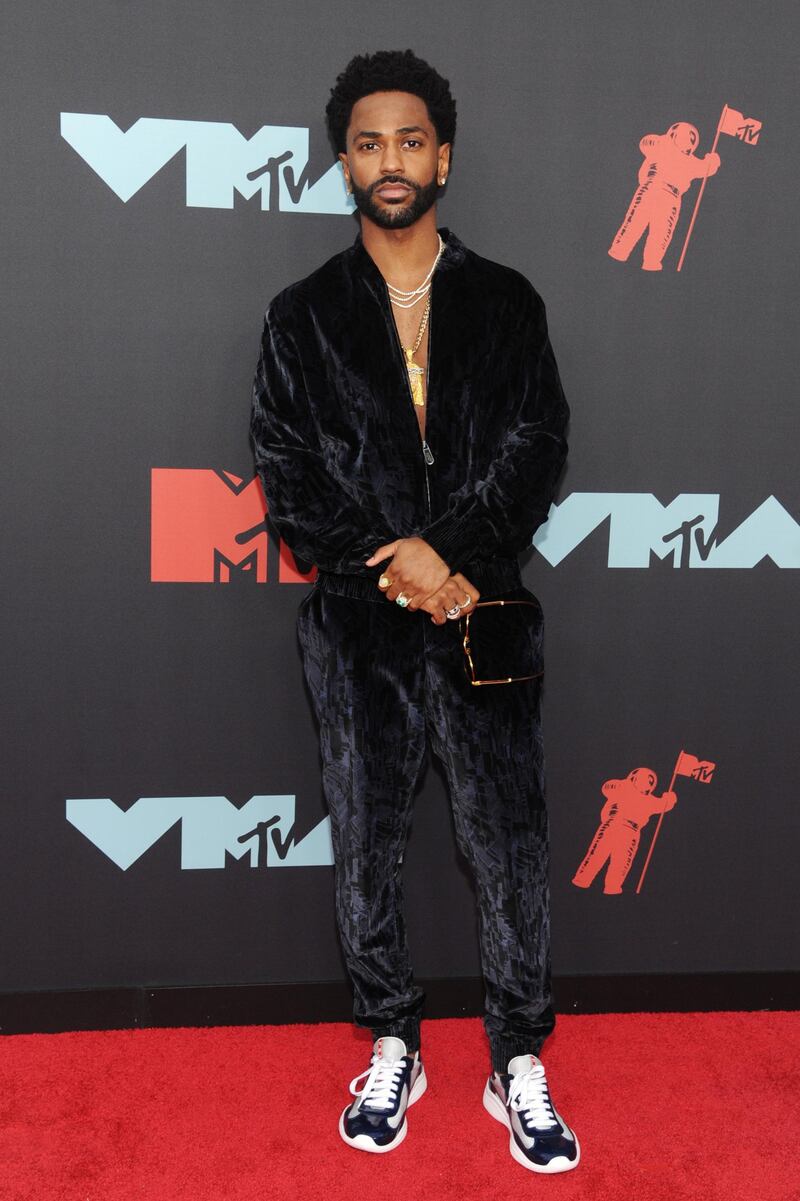 Big Sean arrives at the MTV Video Music Awards on Monday, August 26. EPA