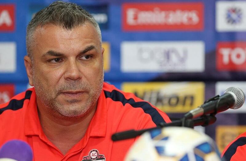 Al Ahli coach Cosmin Olaroiu. Courtesy AFC