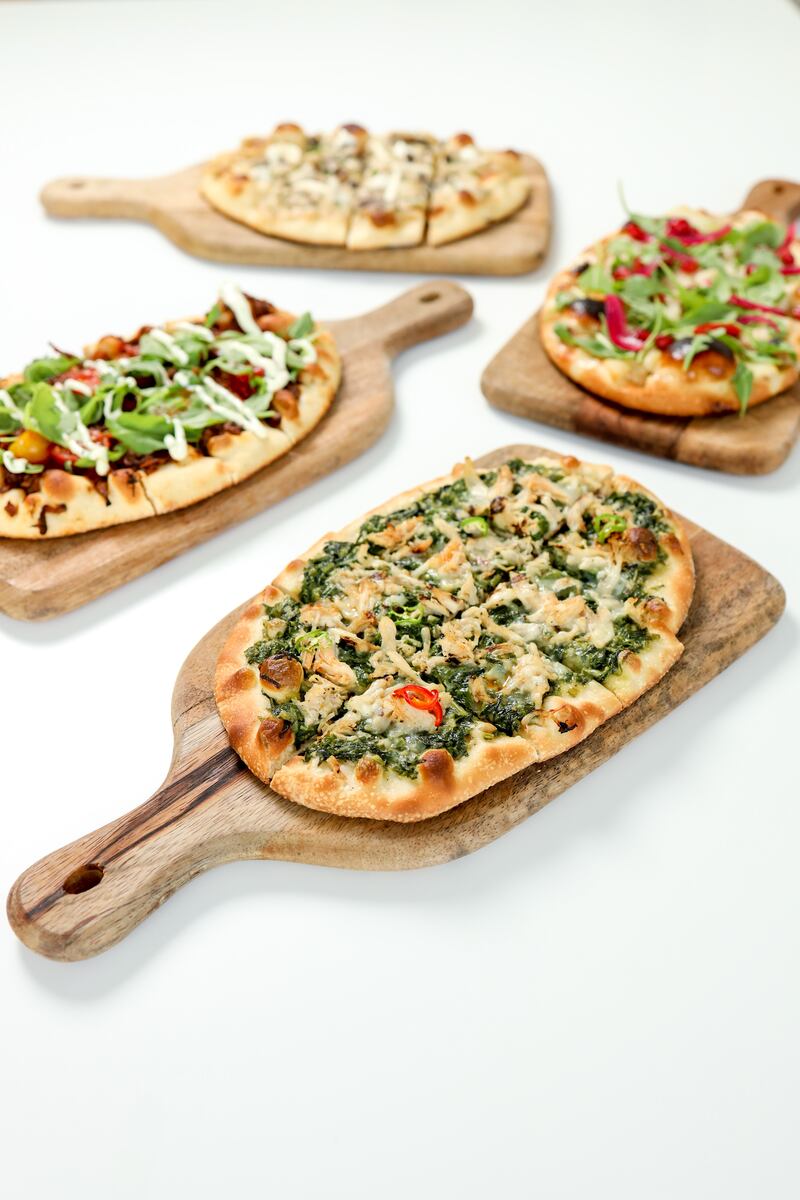 A selection of flatbreads