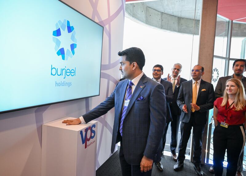 Dr Shamsheer Vayalil, Chairman and Managing Director of VPS Healthcare, launching Burjeel Holdings to consolidate the organisation's healthcare offerings. Photo: PR Newswire