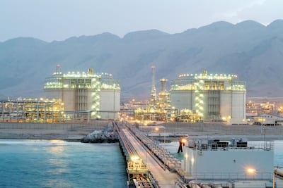 An Oman LNG plant in Qalhat Sur. Photo: Oman LNG