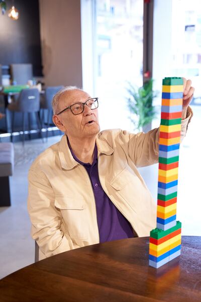 Many elderly people enjoy playing with Lego. Photo: Golin Mena