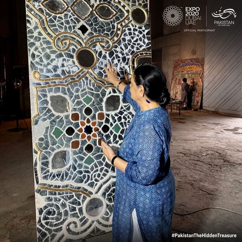 One of the main highlights of the pavilion will be the ‘inner journey’, which has been designed by Noorjehan Bilgrami (pictured), the principal curator. Photo: Pakistan Consulate in Dubai