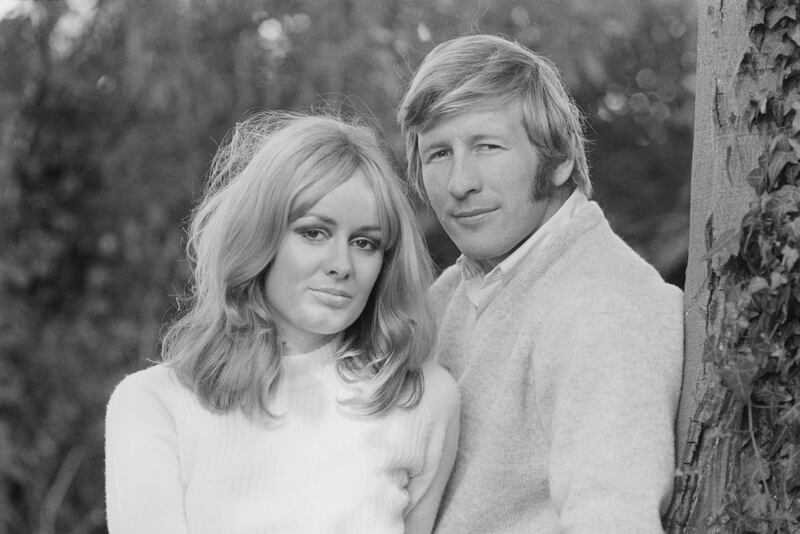 New Zealand rugby player Chris Laidlaw pictured with his wife Helen Kedgley in London on 21st October 1970. (Photo by Potter/Daily Express/Hulton Archive/Getty Images) *** Local Caption *** Chris Laidlaw;Helen Kedgley
