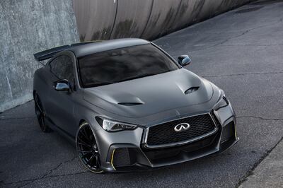 Infiniti's new Project Black S sports car uses hybrid technology from Formula One. Infiniti