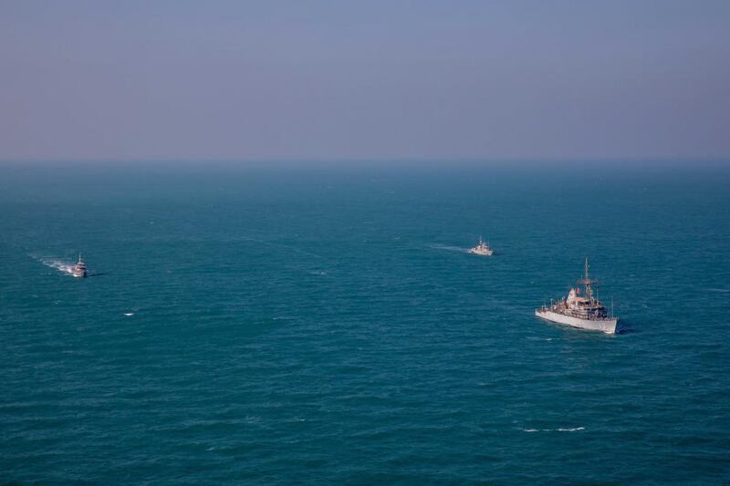 US Fifth Fleet ships in the Middle East to promote maritime security in the region. Photo: US Army