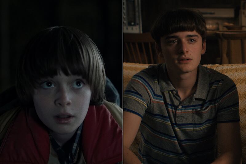 Noah Schnapp in season one and season four. Although he has limited-speaking role as his character goes missing for the majority in the first season, he has become a major character on the show since.