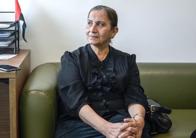 Abu Dhabi, United Arab Emirates -   Alya Al Meheri, 71, talks about her bariatric surgery at the Healthpoint Hospital on December 12, 2017. (Khushnum Bhandari/ The National)



