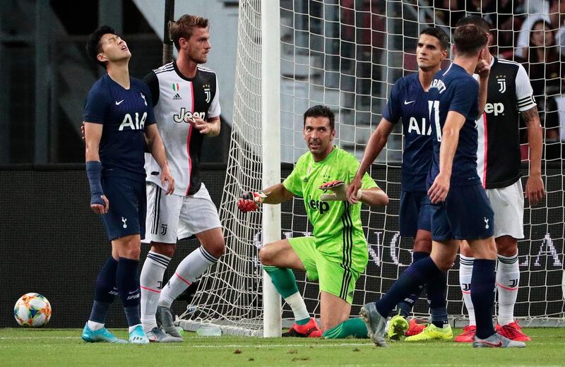 Gianluigi Buffon - Italian goalkeeper rejoined Juventus, the club where he had previously spent 17 years, on a free transfer at the age of 41 having spent one season at Paris Saint-Germain. AFP