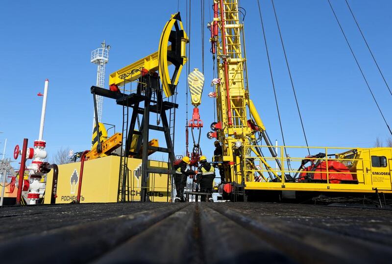 A Rosneft platform in the Samotlor oilfield, Russia. Oversupply fears are back. Andrey Rudakov / Bloomberg