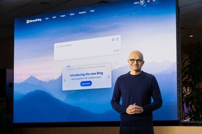 The 2022 stock grants of Microsoft chief executive Satya Nadella rose about 28 per cent to $42.27 million, from $33 million the previous year. Photo: Microsoft
