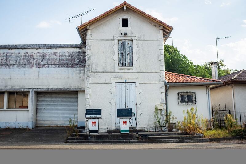 A fuel outlet in Ygos-saint-Saturnin in south-west France.