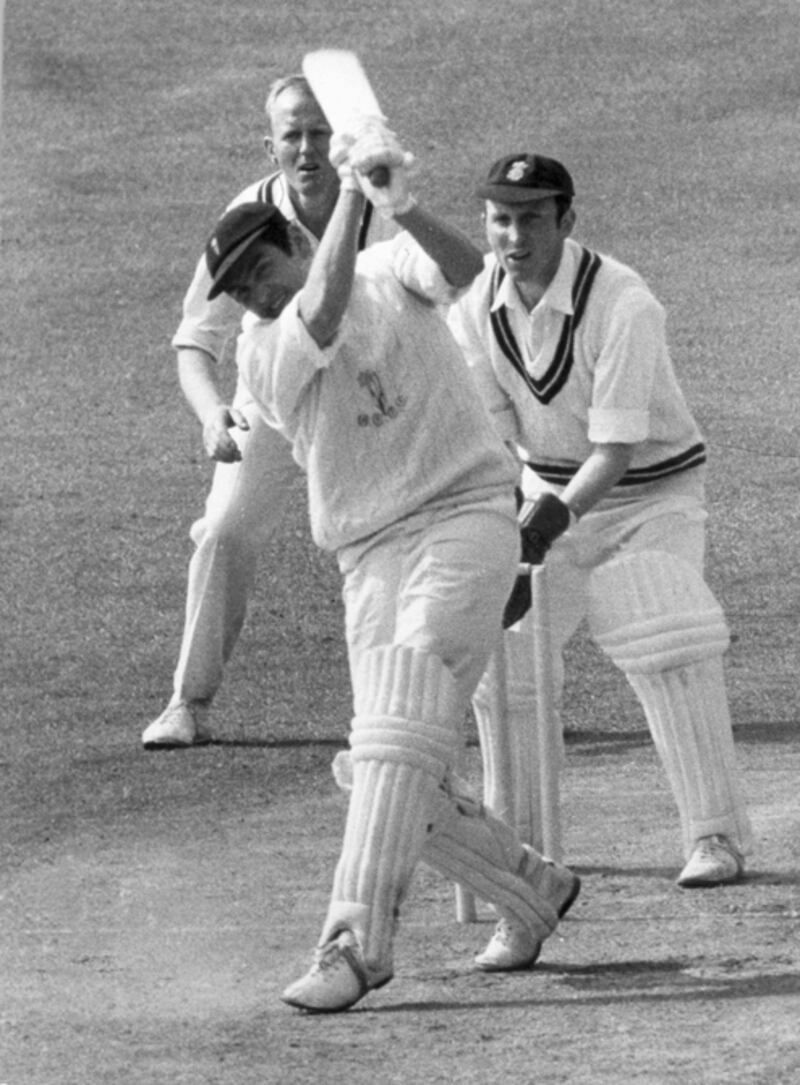 circa 1965:  CHECK HI-RES IF SUPPLYING DIGITALLY England and Glamorgan cricketer Tony Lewis.  (Photo by Central Press/Getty Images)