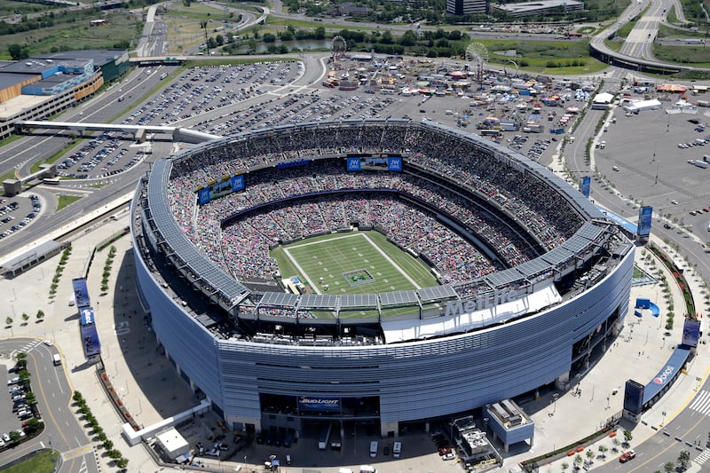 MetLife Stadium opened in 2010 with a price tag of $1.6 billion. AP