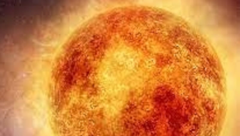 An artist's impression of the star Betelgeuse. Astronomers are asking questions about its future. Photo: Nasa