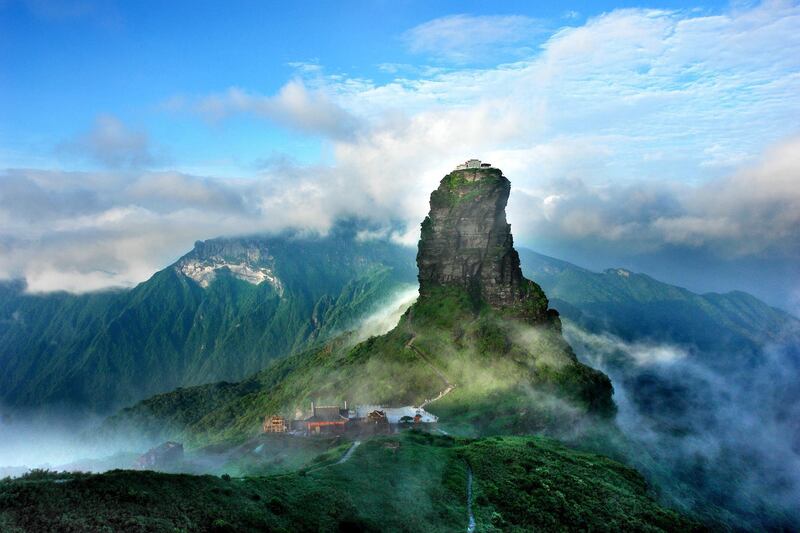 Fanjingshan in Guizhou Province of south-west China. Zhou Wenqing / UNESCO / EPA