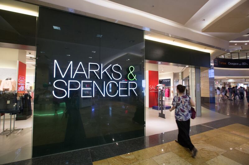 A Marks & Spencer store in the Afimall City mall at Moscow International Business Centre. Bloomberg