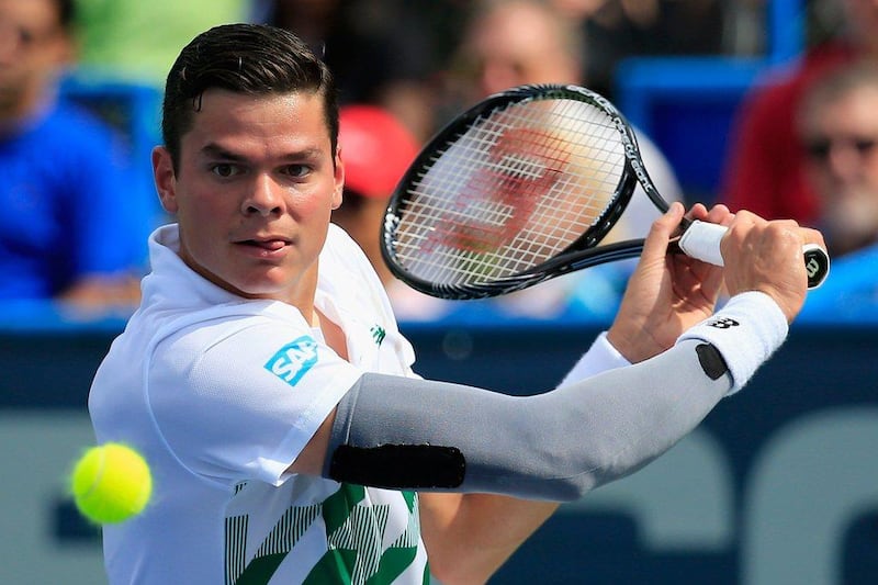 Milos Raonic defeated Donald Young to reach the Washington Open final on Saturday. Rob Carr / Getty Images / AFP / August 2, 2014