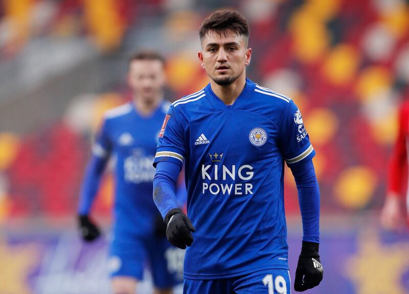 Leicester City goalscorer Cengiz Under. Reuters