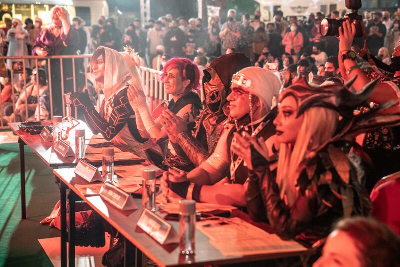 The judging panel featured regional and international cosplayers.