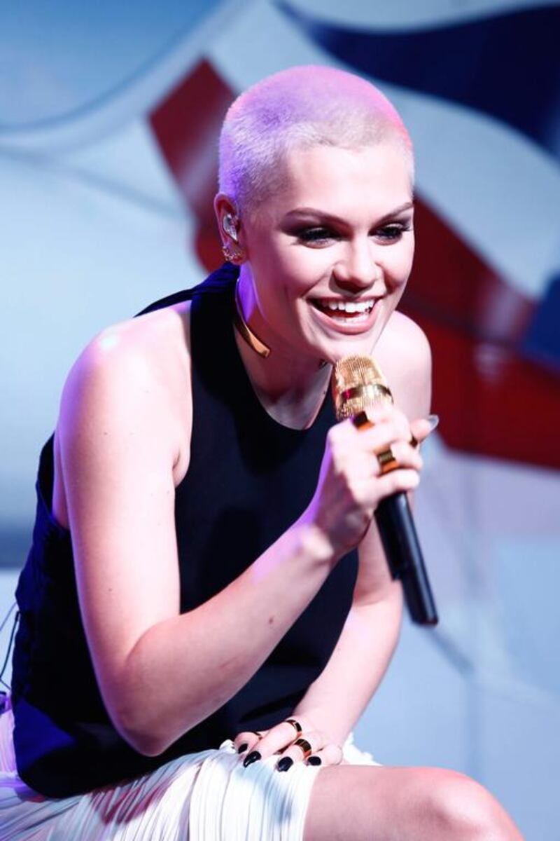 Jessie J performs at the British Airways celebration of the launch of its new Boing 787-9 Dreamliner on its daily London-Abu Dhabi-Muscat service. Nick England / Getty Images for British Airways