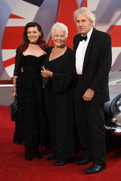 Dame Judi Dench at the world premiere of 'No time to Die' at the Royal Albert Hall in September 2021 in London. Getty Images