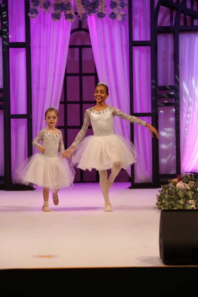 Girls from Stepup Academy in Dubai showcase their ballet moves.