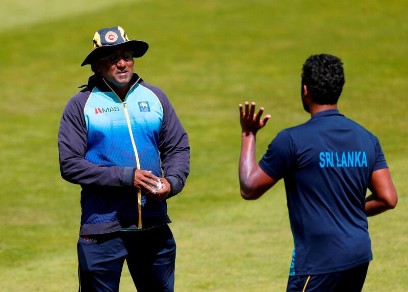 FILE PHOTO: Cricket - ICC Cricket World Cup - Sri Lanka Nets - Emerald Headingley, Headingley, Britain - June 20, 2019  Sri Lanka head coach Chandika Hathurusingha during nets  Action Images via Reuters/Lee Smith/File Photo