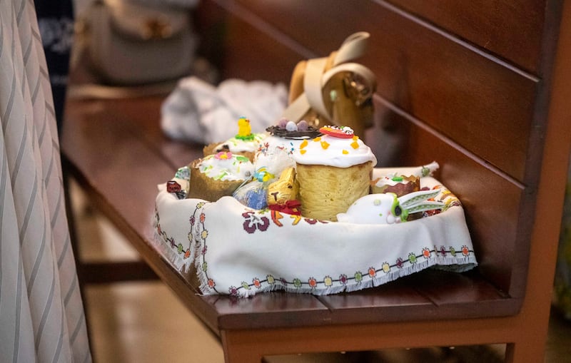 Easter goodies at the St. Joseph’s Cathedral