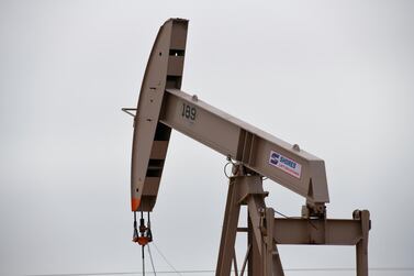 A pump jack operates in the Permian Basin oil and natural gas production area near Odessa, Texas. Reuters