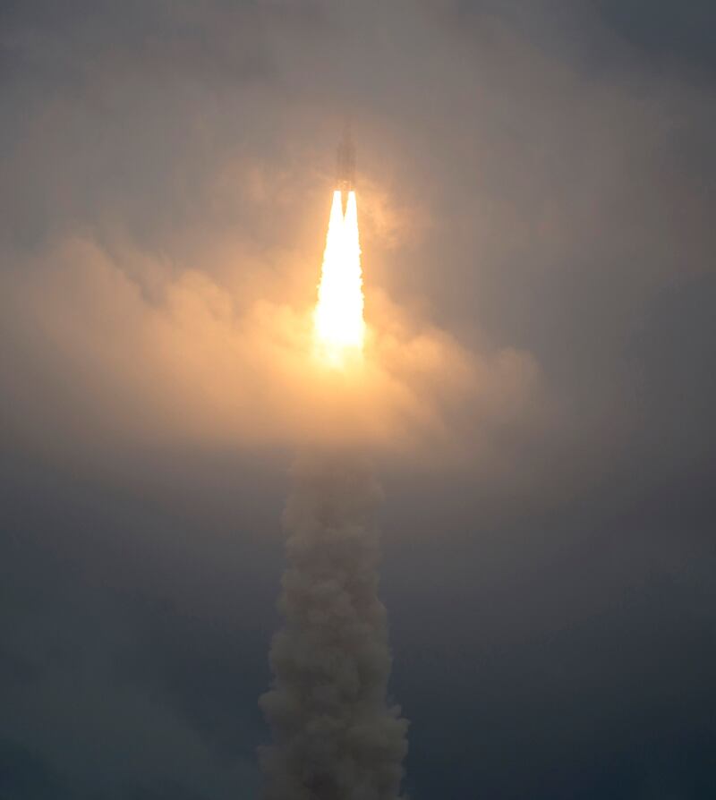 Nasa's James Webb Space Telescope is carried by rocket from Europe's Spaceport in French Guiana. AFP