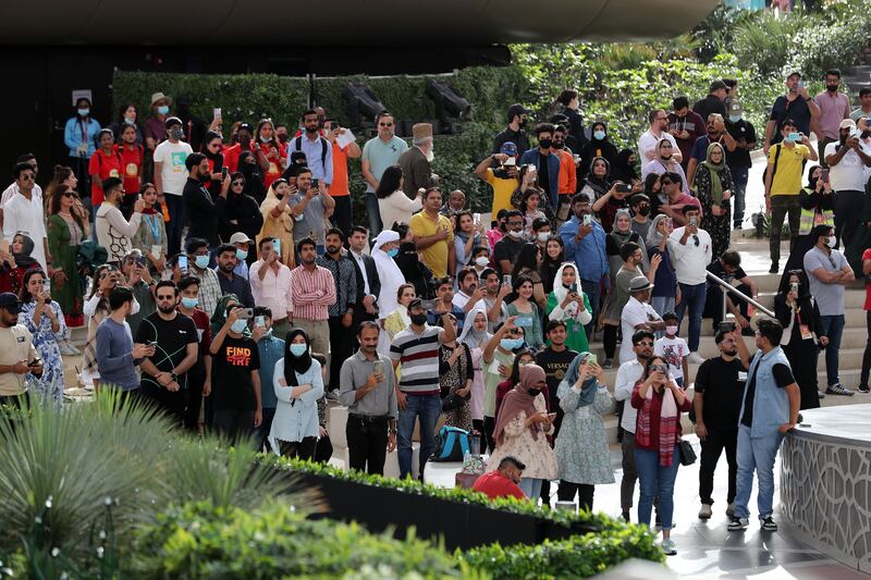 A concert in the evening by Pakistani artists attracted a huge crowd.