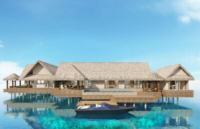 Overwater respite at Joali Maldives. Courtesy Joali Maldives