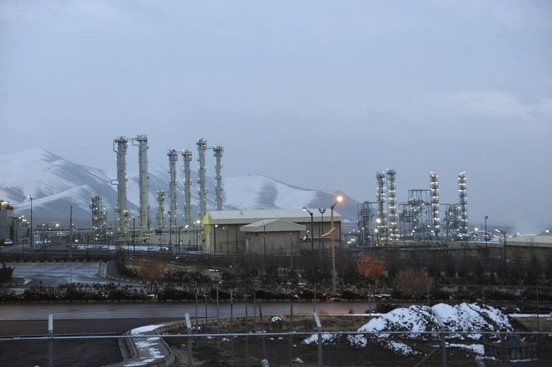 Iran's heavy water nuclear facility near the central city of Arak. AP / ISNA